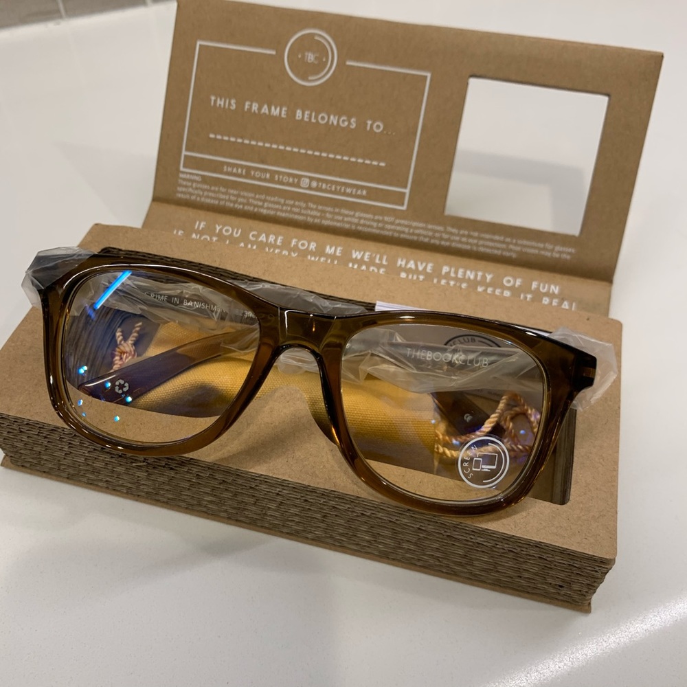 The Book Club blue light glasses